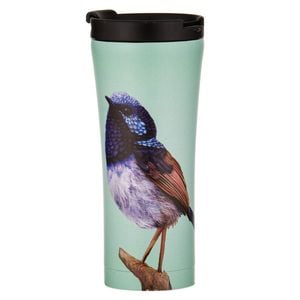 Ashdene Stainless Steel 500ml Modern Birds Wren Travel Mug w/ Lid