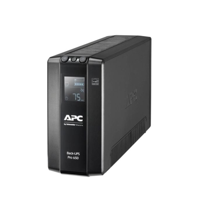 Apc Back-ups Pro 650va/390w Line Interactive Ups, Tower, 230v/10a Input, 6x Iec C13 Outlets, Lead Acid Battery, Lcd, Avr