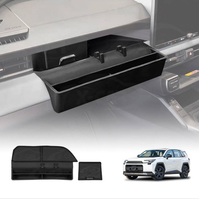 Passenger Dashboard Storage Tray for Toyota RAV4 XA60 2026-Onwards Organiser Box Phone Stand