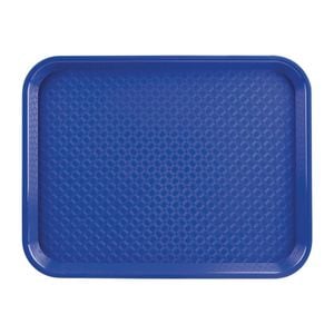 Olympia Foodservice Tray Kristallon Polypropylene Blue 275x353mm Commercial Kitchen Serving