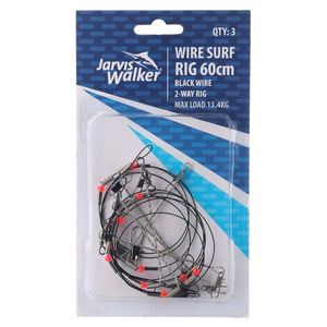 Jarvis Walker Black Wire 2 Way Pre Made Fishing Rig 60cm