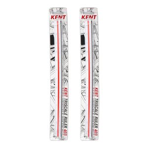 2x Kent Triangular Hand Scale 403 1:20,25,50,75,100,125 Technical Drawing/design