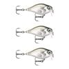 3x Rapala 3.5cm X Light Crank Shallow Run Crankbait Fishing Lure -Ghost Shinner