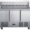 FED-X Three Door Salad Prep Fridge with Marble Top - XGNS1300E