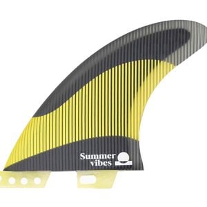 Summer Vibes Power Thruster 3-fin Set Medium Fcsii Compatible