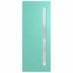 Hume Doors 1980 x 810 x 40mm Newington XN1 Entrance Door Glazed Etchlite - 810mm option_Glazed Etchlite