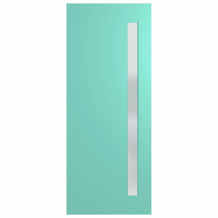 Hume Doors 1980 x 810 x 40mm Newington XN1 Entrance Door Glazed Etchlite - 810mm option_Glazed Etchlite