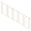 ProtectorAl 1201-2400 x 900mm Surfmist Raked Up to 15º Flat Top Garden Fence Panel