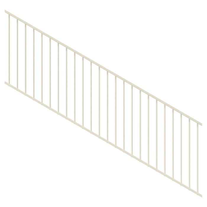 ProtectorAl 1201-2400 x 900mm Surfmist Raked Up to 15º Flat Top Garden Fence Panel