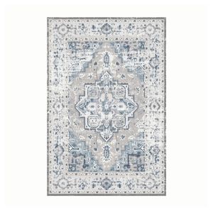 Urban Style Bazaar Printed Microfibre Rug Home Decor Blue 160x240cm