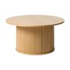 Modern Furniture NOLA Round Coffee Table 90cm - Oak