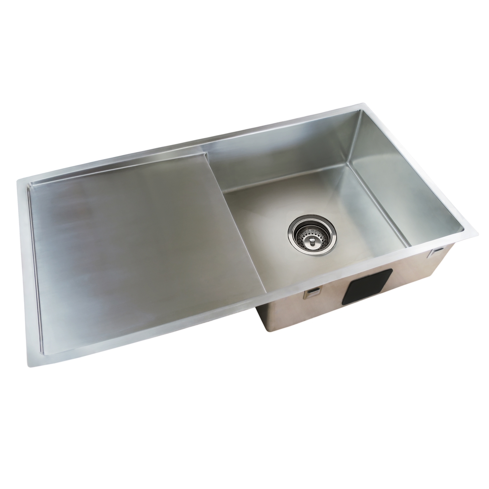 Everhard Excellence Squareline Single Bowl & Drainer w/ Accessories product image