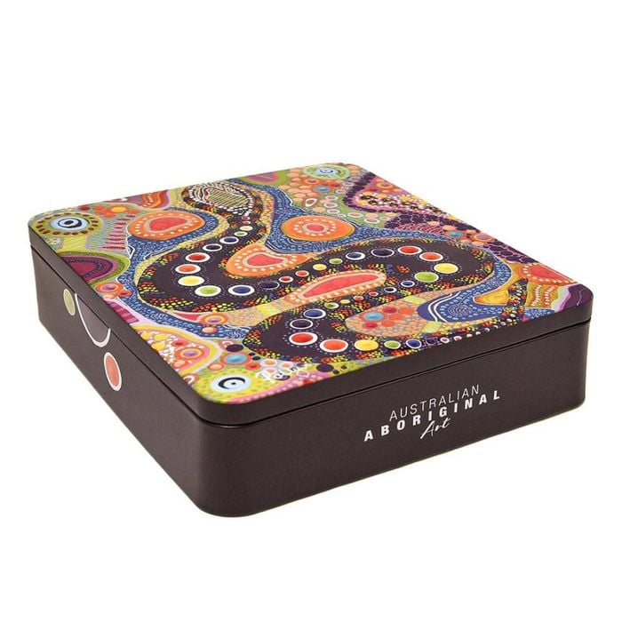 Banksia Red Aboriginal Art Garriya Rainbow Serpent  Caramel Fudge 200g - 2 Pack