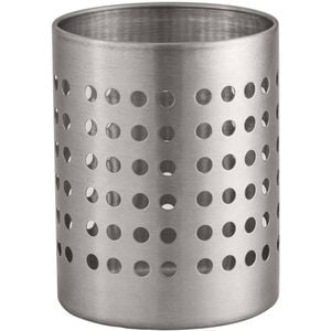 Avanti Stainless Steel 14cm Round Utensil Holder Kitchen Spoon/Fork Rack Silver