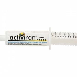 Value Plus Activiron Iron Paste Supplement Horse 60ml Tube