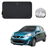 Front Windscreen Sun Shade for Nissan Micra 2010 - 2017 (K13) - Standard 150 x 85 cm - Black