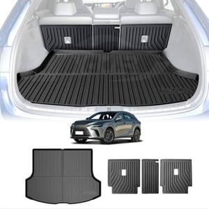 Boot Liner Back Seat Protector Combo for Lexus RX350 RX350h RX500h 2022-Onwards Kick Mats