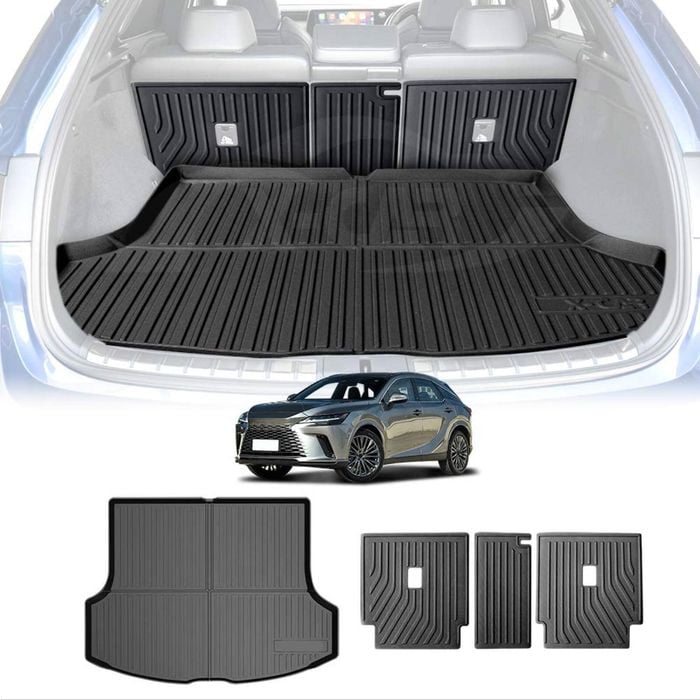 Boot Liner Back Seat Protector Combo for Lexus RX350 RX350h RX500h 2022-Onwards Kick Mats