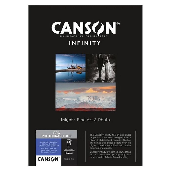 Canson Rag Photographique Ii 310gsm 432mm X 12m