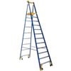 Bailey 12 Step P170-12 Fibreglass Job Station Platform Ladder