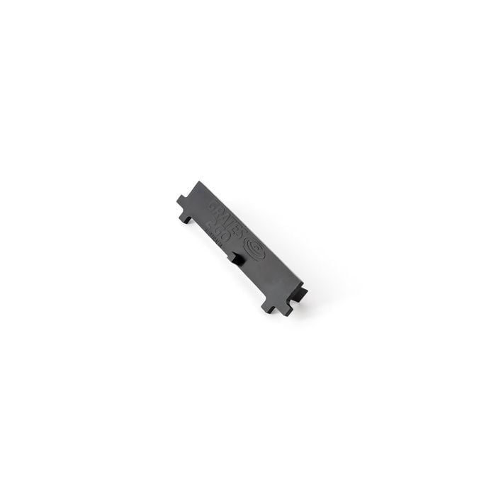 Grates 2 Go Black Modular Tile Insert Tray End Caps