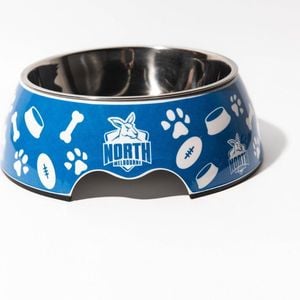 AFL Pet Bowl - North Melbourne Kangaroos - Food Water - Dog Cat