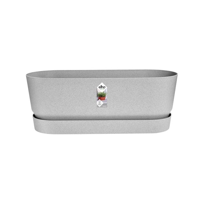 Elho 49cm Grey Greenville Self Watering Plant Pot