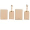 2PK Kate Hill Passport Holder Wallet & Adjustable ID Luggage Tag Gift Set Neutral