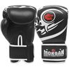 Morgan Elite Boxing & Muay Thai Leather Gloves (8 -12 & 16oz) [12oz Black]