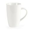 Olympia Latte Mugs Whiteware Porcelain White 400ml 14oz (pack Of 6)