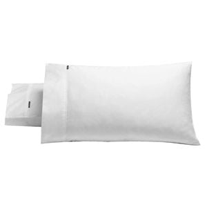 Bianca Pair of 500TC Cotton Sateen Standard Pillowcases White