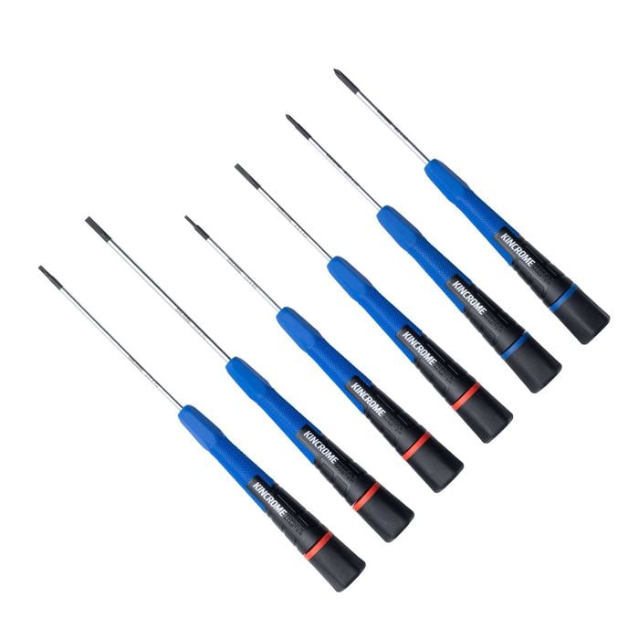 Kincrome 6 Piece Phillips/Blade Precision Screwdriver Set 