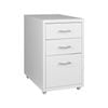 Levede 3-Drawer Filing Cabinet Steel White