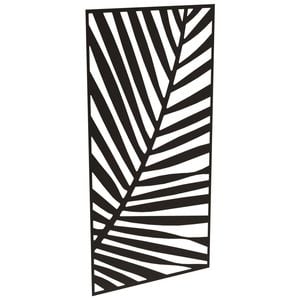 ProtectorAl 300-1200 x 1201-2400mm Black Satin Palm Unframed Solid Aluminium Decorative Panel