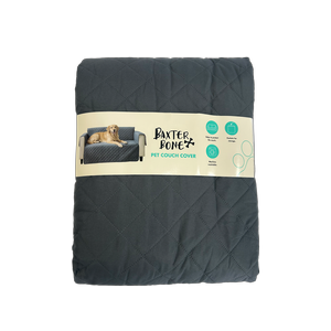 Baxter Bone 178 x 193cm Large Charcoal Pet Couch Cover