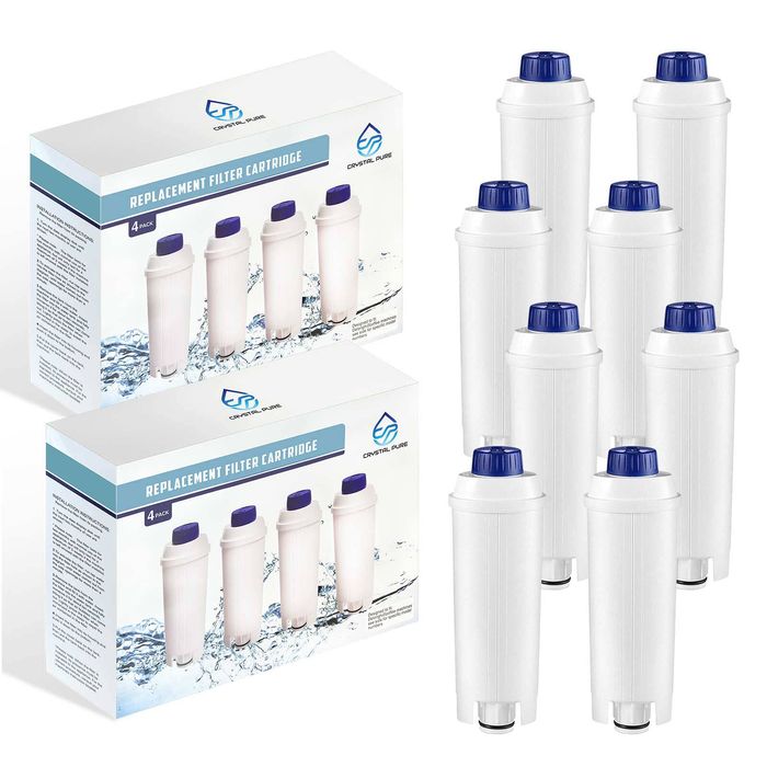 8 Water Filters for Delonghi DLSC002/Magnifica S/Magnifica Evo/Dinamica Plus Coffee Machine