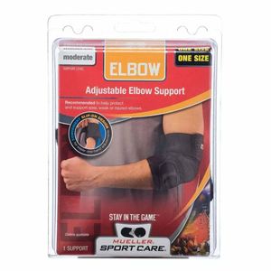 Mueller Adjustable Elbow Support For Pain Elbow Sprains, Tennis & Golfers Elbow