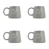 4PK Splosh Heartfelt Friends 440ml Stoneware Mug Coffee/Tea Cup - Green