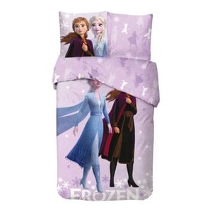 Disney Frozen Magical Frost Cotton Quilt Cover Set - Single Bed Size