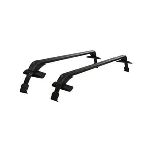 Universal Car Roof Racks Pod Aluminium Cross Bars Clamps Lockable 90cm Black