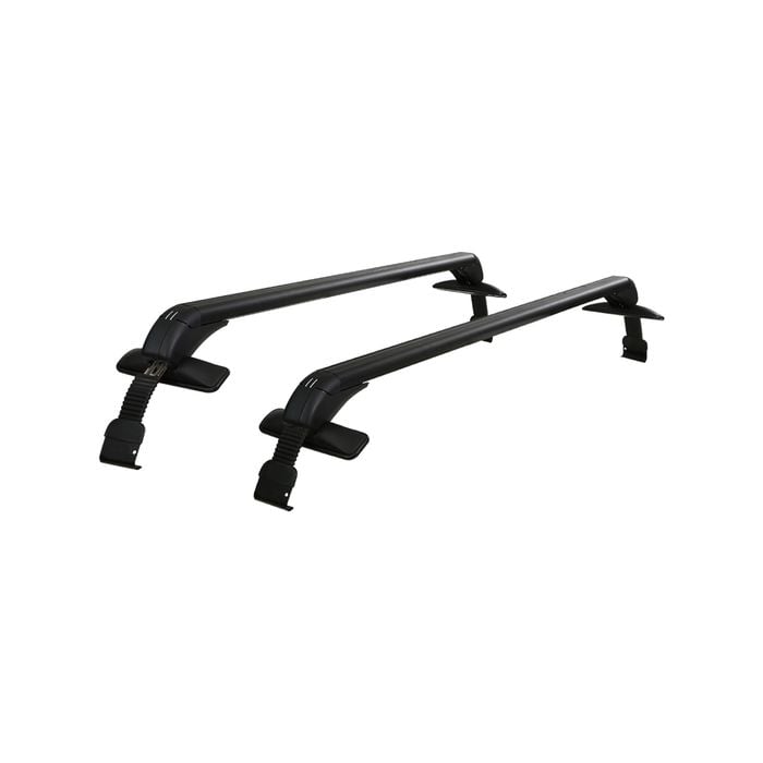 Universal Car Roof Rack Cross Bars 90cm Aluminium Adjustable Lockable 45kg Clamps