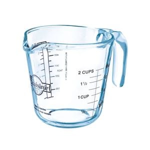 O Cuisine Glass 0.5L Measuring Jug Cup w/ Handle - Clear