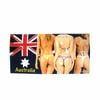 Australian Souvenir Cotton Beach Towel 75 X 150 Cm Australian Flag And Bikini-clad Women