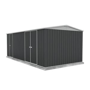 Absco Sheds 5.96mW x 3.00mD x 2.30mH Monument Three Door Highlander Garden Shed 