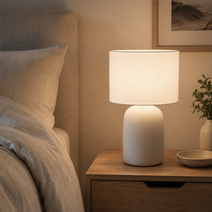 Astin Sinclair White York Table Lamp