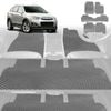 6D Diamond Car Floor Mats for Holden Captiva 7 2009-2015-Ultimate Set-Grey-Outback GT