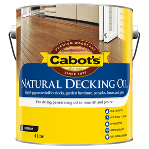 Cabot's 4L Jarrah Natural Decking Oil