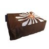 Heavy Duty Pure Cotton Pet Dog Bed Cover Small Coffee 65 x 50 + 18cm
