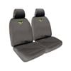 Hulk Toyota HiLux 2010-2015 Waterproof Front Vehicle Seat Covers Grey