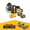 DeWALT 54V 9.0Ah 230mm XR FLEXVOLT Brushless Concrete Cut Off Saw Kit